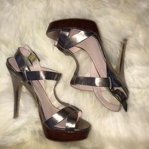 Colin Stuart Ankle Strap Platform Heels